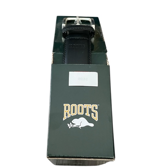 Roots - Men’s Genuine Leather Belt - Picture 4 of 7